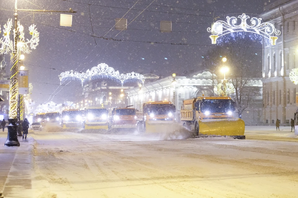 Мощный снегопад накроет Петербург вечером 21 января
