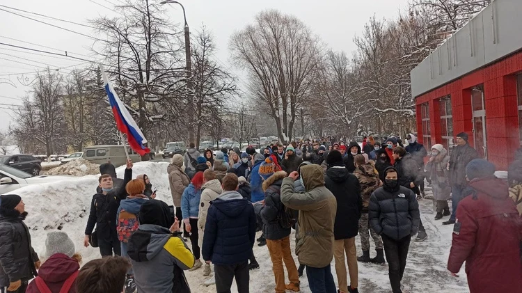 Во Владимире задержали более 50 участников несанкционированной акции