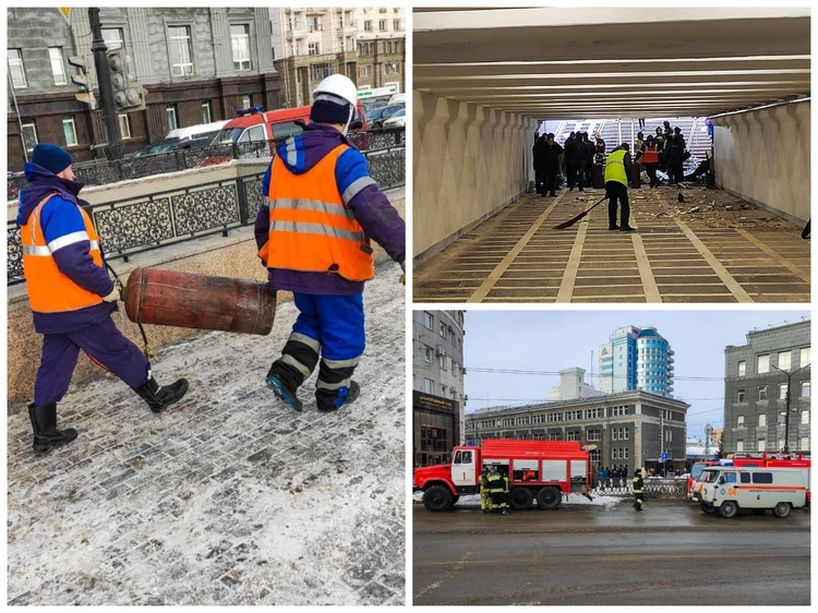 Опасные баллоны в подземке и много пожарных: что происходило после взрыва газа в подземном переходе Челябинска