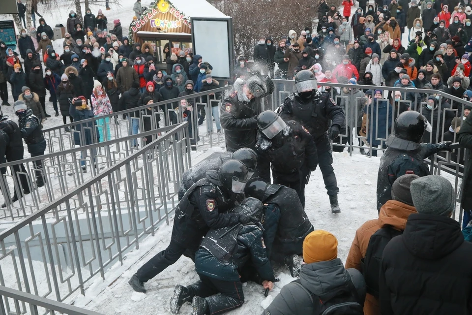В Красноярске после несанкционированного митинга 23 января завели три уголовных дела