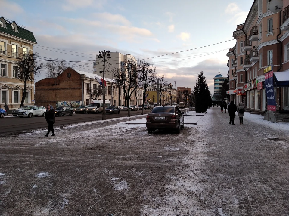Курян просят быть более осторожными на улице