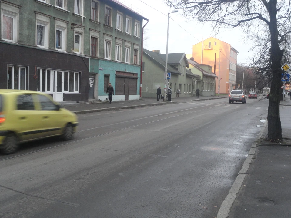 Сейчас транспорт движется только в направлении Балтийского рынка.