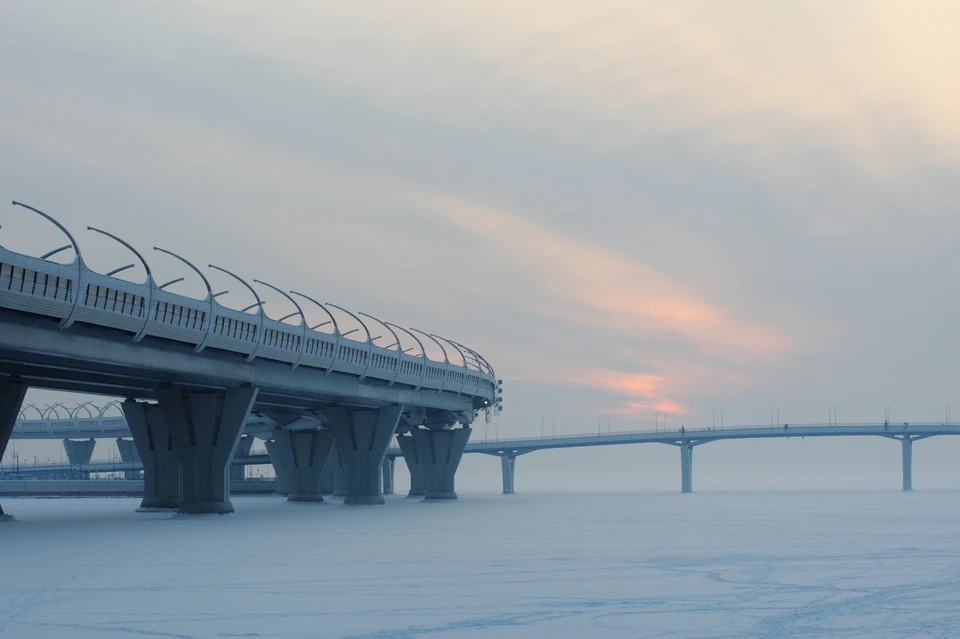 В центральной России ожидается сильный мороз.