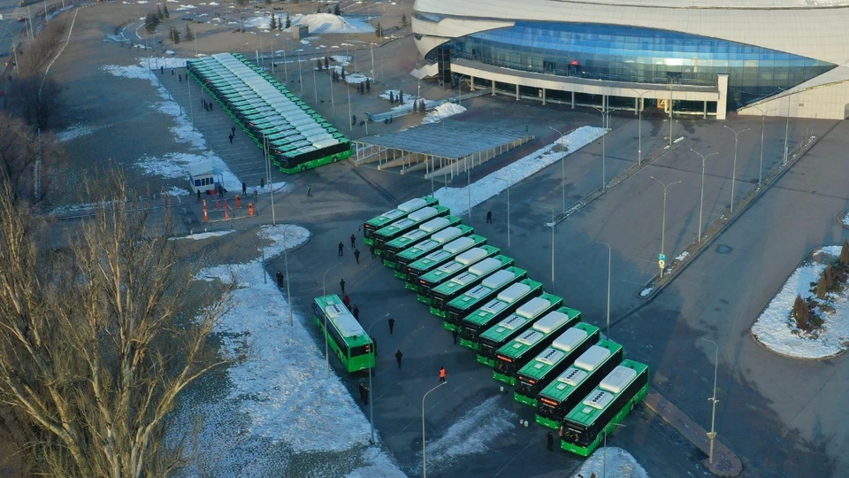 Пока на маршрут вышло 41 новых автобусов, но вскоре прибудут еще более 100 единиц