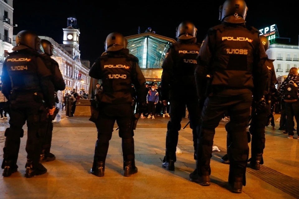 Акция протеста в центре Мадрида переросла в беспорядки