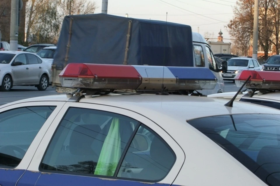 Под Тулой большегруз вытеснил легковушку с дороги в сугроб на обочине
