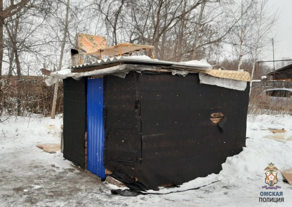 Два омича решили построить шалаш из того, что нашли на чужих дачах.