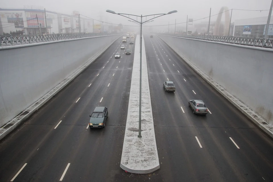 Московское шоссе в Самаре ремонтировали в преддверии чемпионата мира по футболу 2018 года