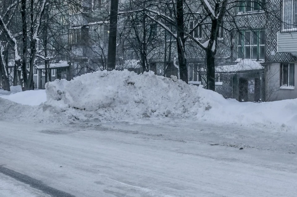 Снег в Калуге убирают круглосуточно