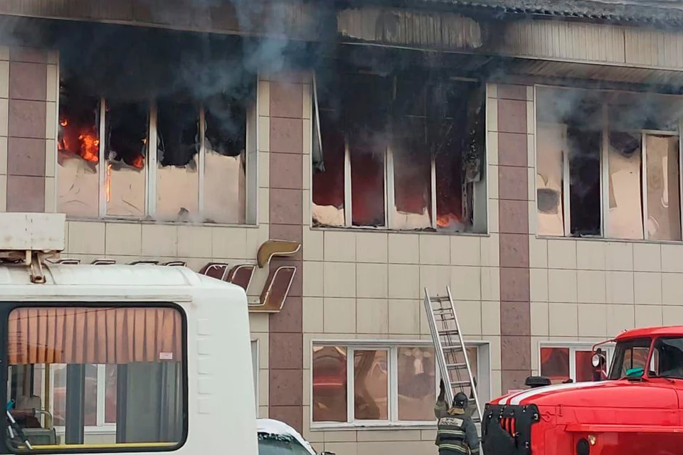 Пожар в Горно-Алтайске