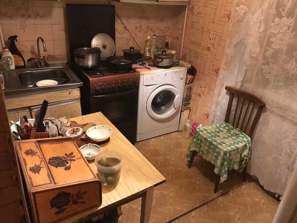 Убийство произошло в этой квартире.