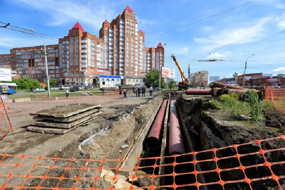 Большинство участков теплосетей, на которых проведут ремонтные работы, расположены на отдаленных от центра Томска улицах. Фото Валерия Доронина.