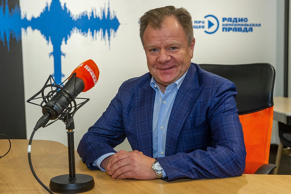 Игорь Бутман в студии Радио «Комсомольская правда в Петербурге» на волне 92,0 FM.