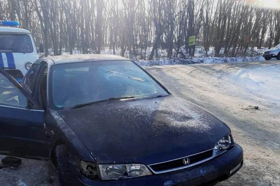 Машину угонщики, покатавшись, бросили на улице Невской. Фото: пресс-служба ОМВД России по городу Артему