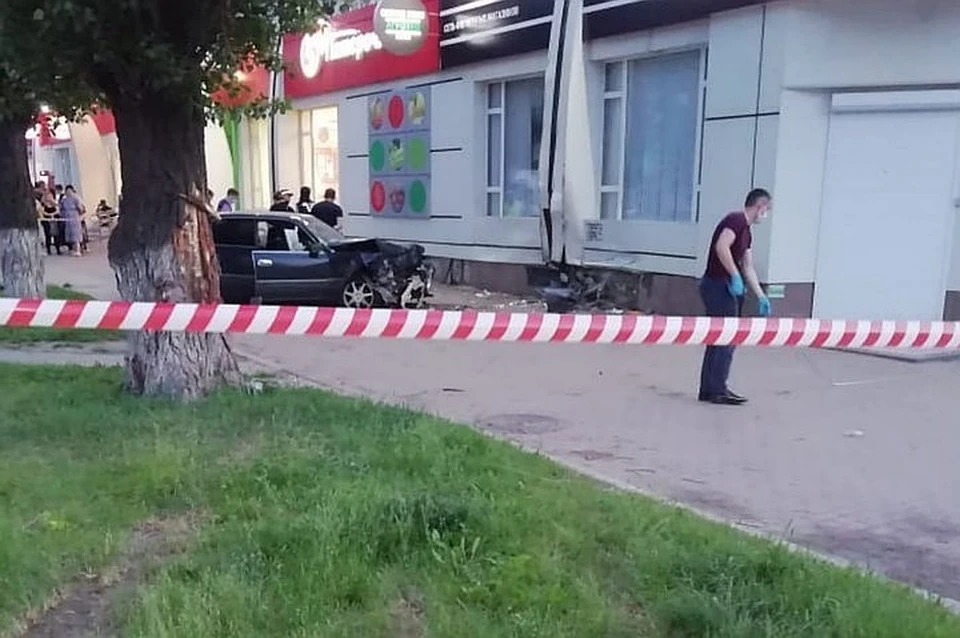 "Тойота" участкового после ДТП.