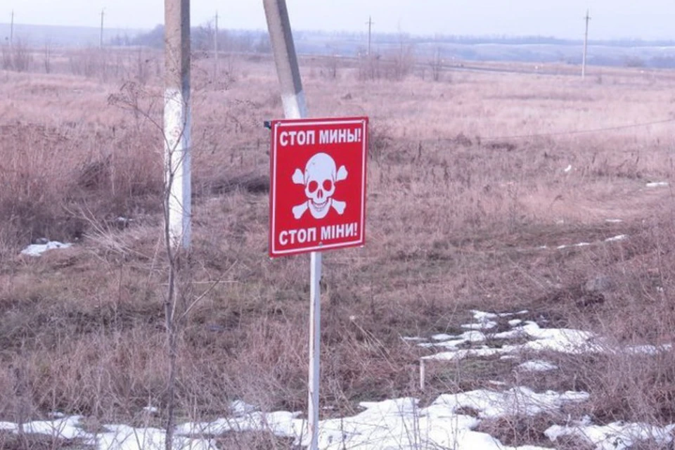 Украинские военные часто не обозначают табличками на местности и на картах места минирований. Фото: СММ ОБСЕ