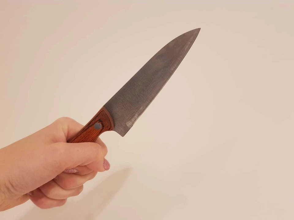 Колющий нож. Нож которым режут тростник.