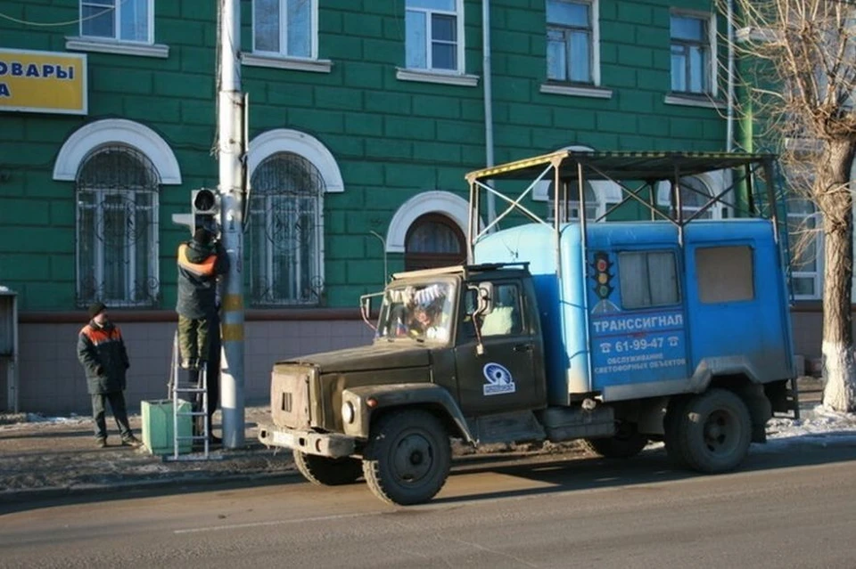 Установка светофора