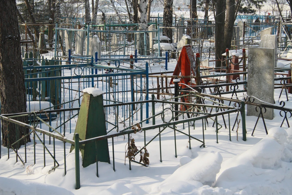 Там превышена плотность захоронений