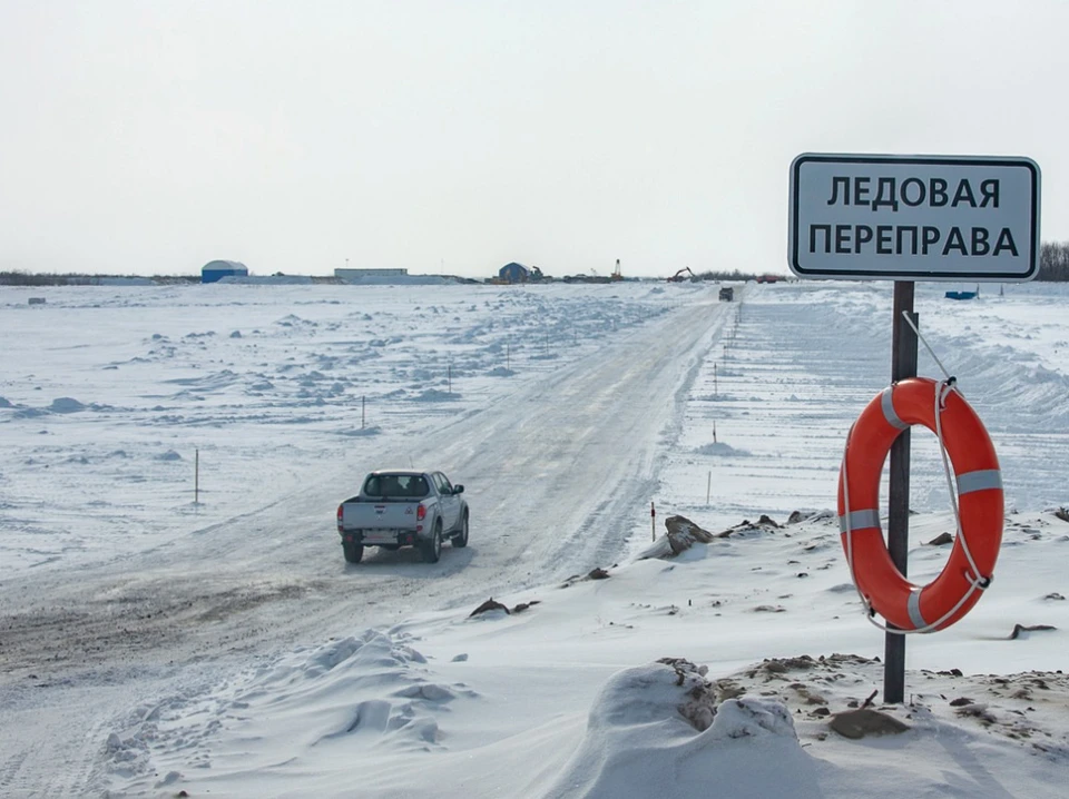 На 13 югорских переправах снизили грузоподъемность до пяти тонн. Фото - 86.mchs.gov.ru.