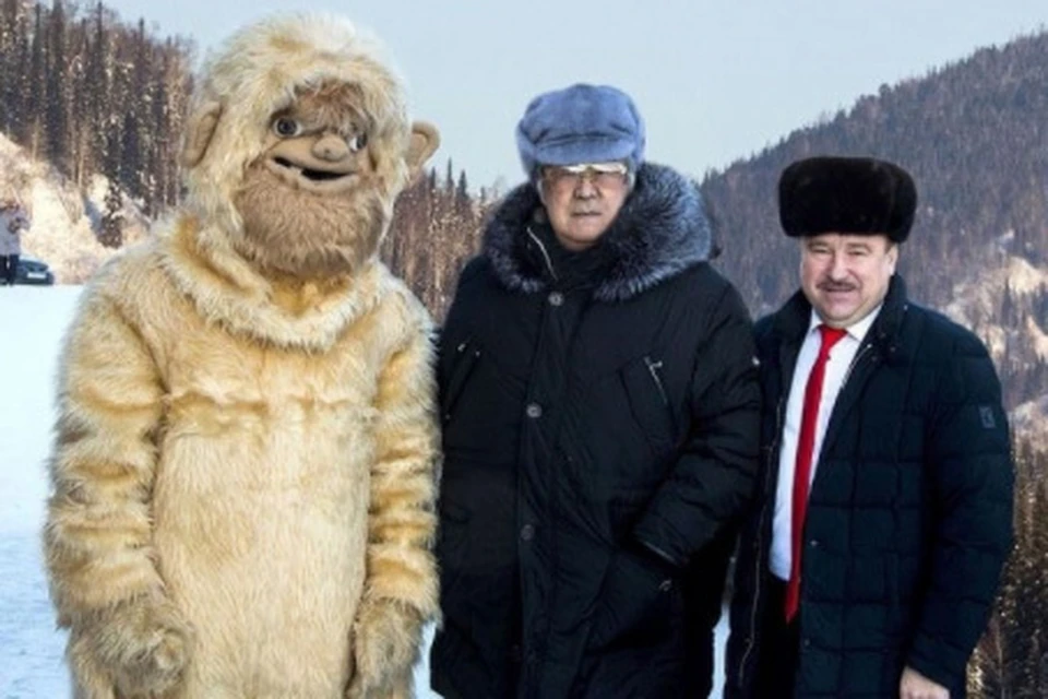 В Кузбассе в честь йети даже ввели новый региональный праздник - День снежного человека. Фото: instagram Амана Тулеева.