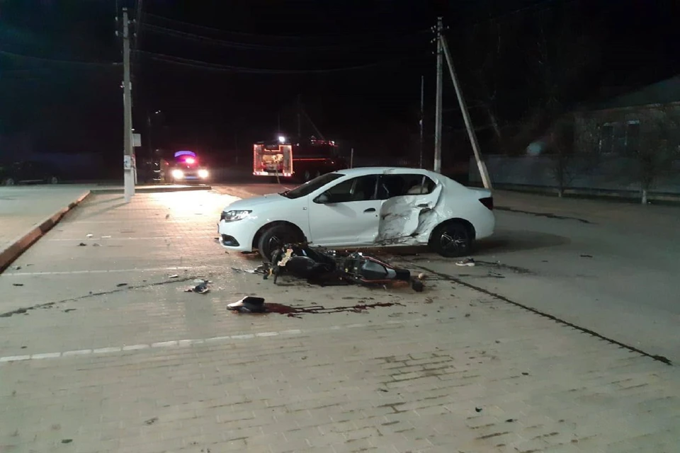 Смертельная авария с мотоциклом произошла в Ростовской области. Фото: ГИБДД по РО