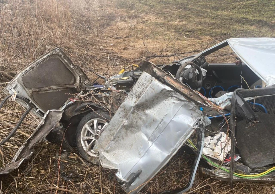 Фото с места ДТП.