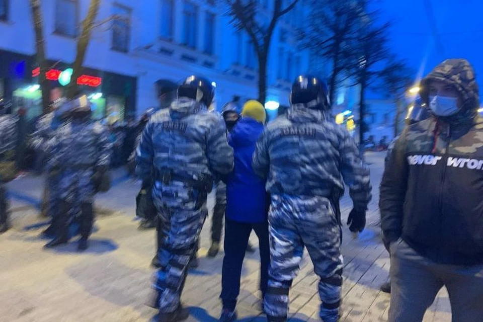 Задержания на улице Кирова