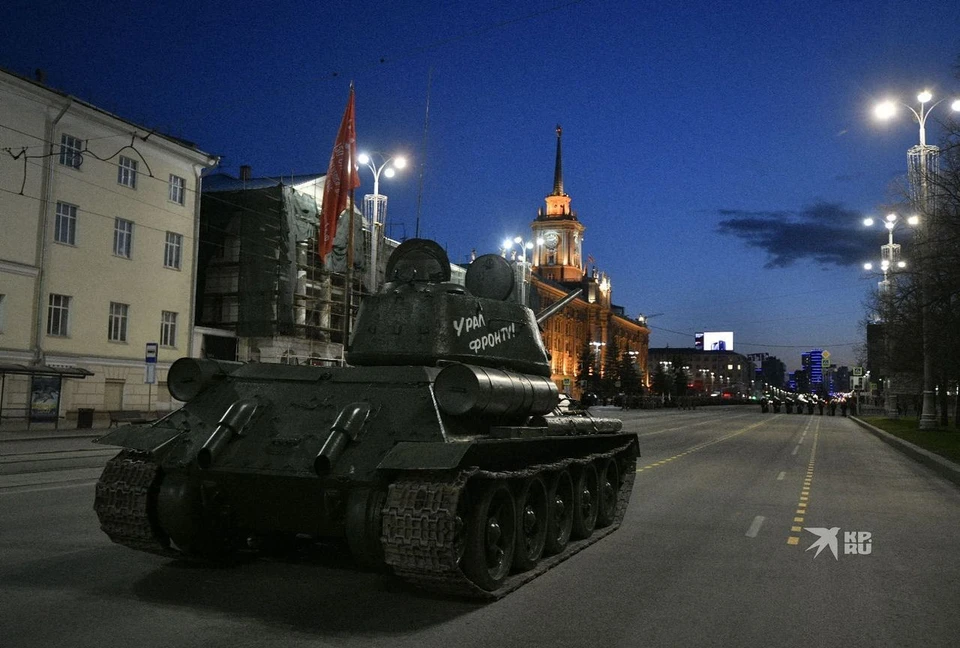 Танк Т-34 во время парада пойдет во главе колонны техники.