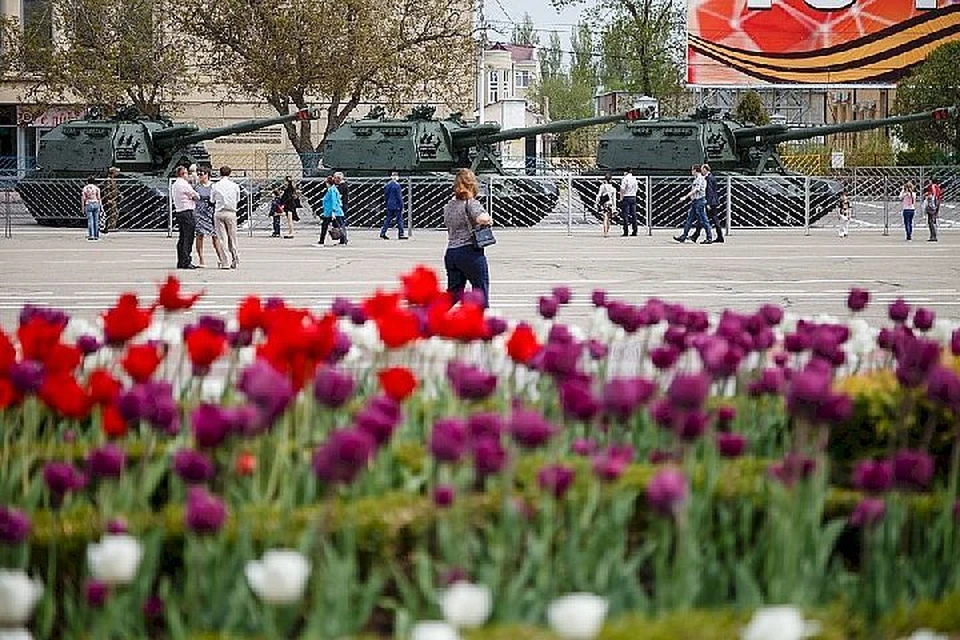 Ставрополь готовится к Дню Победы.