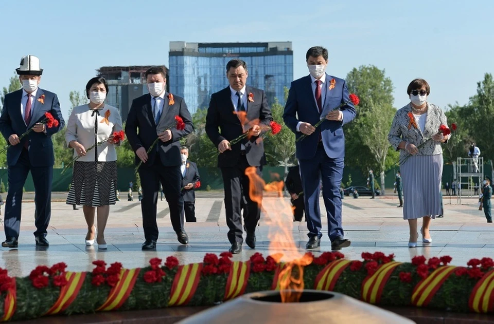 В Бишкеке состоялся митинг-реквием по случаю 76-летия Победы в Великой Отечественной войне.