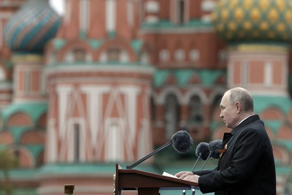 Владимир Путин сказал речь на военном параде в ознаменование 76-й годовщины Победы