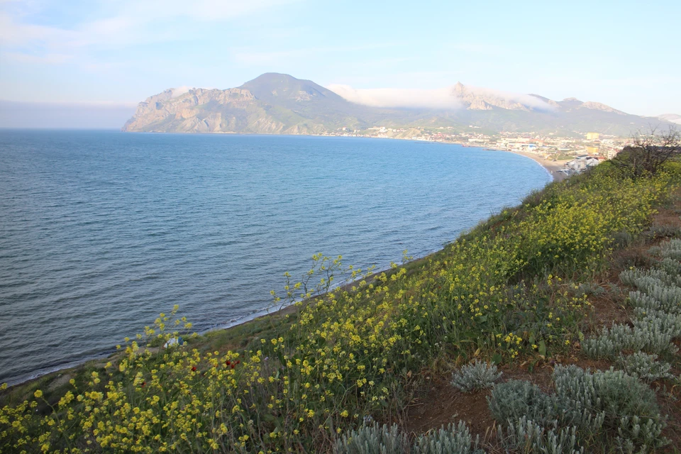 В Крыму облачно.