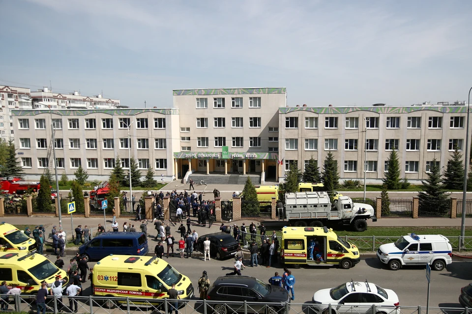 Следственный комитет возбудил уголовное дело после стрельбы в казанской школе. Фото: АЛЕЕВ Егор/ТАСС