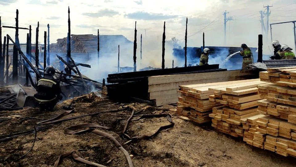 На этот раз пожар обошелся без пострадавших. Фото: сайт ГУ МСЧ России по Томской области