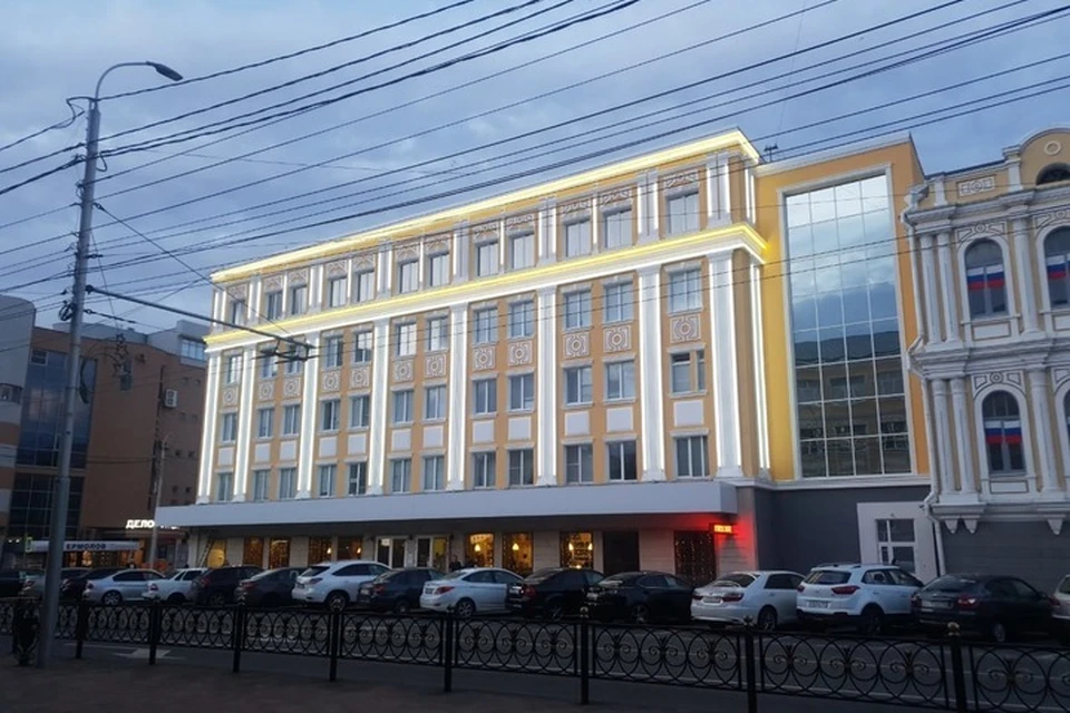 Отреставрированный фасад офисного здания. Фото: мэрия Ставрополя