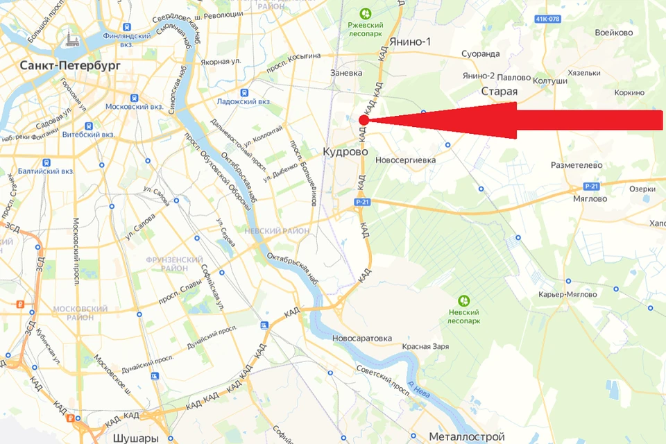 Движение по КАД будут перекрывать в ночь на 19 и 20 мая. Фото: УПРДОР "Северо-Запад".
