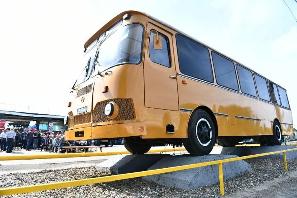 Так выглядит автобус ЛиАЗ-677.