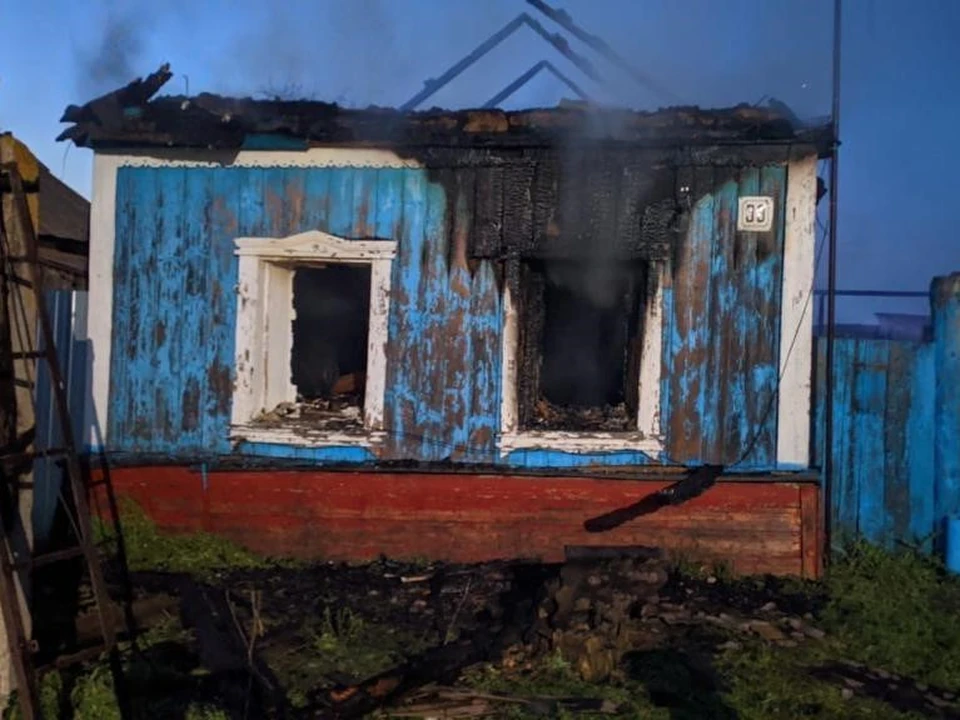 Сгорел частный дом в селе Алтата