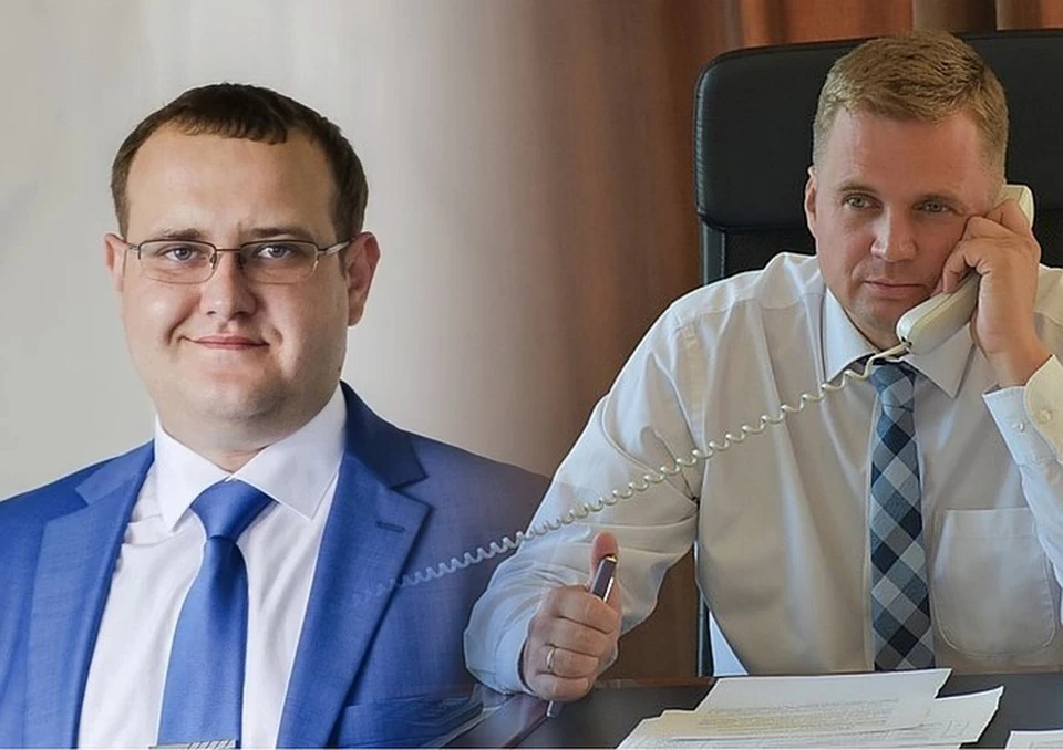 Вадим Герман (слева) пошел на сделку со следствием, подчиненные Александра Виноградова (справа) заявили, что он действовал в интересах жителей. Фото: администрация Троицка