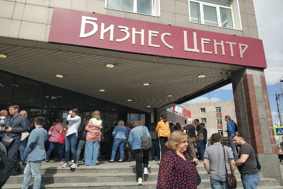 В Новосибирске эвакуировали бизнес-центр Советская, 64