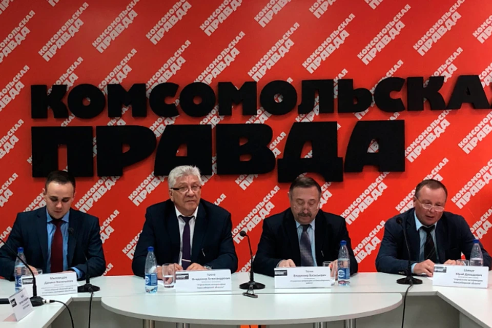В новосибирском пресс-центре «Комсомольской правды» ветеринары обсудили продовольственную безопасность. Фото: Екатерина Красикова.
