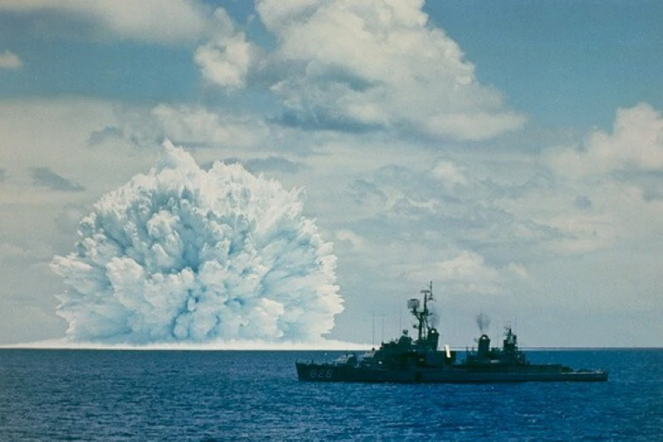 Единственное испытание американской ракеты АСРОК с ядерной боеголовкой в Тихом океане произошло 11 мая 1962 года