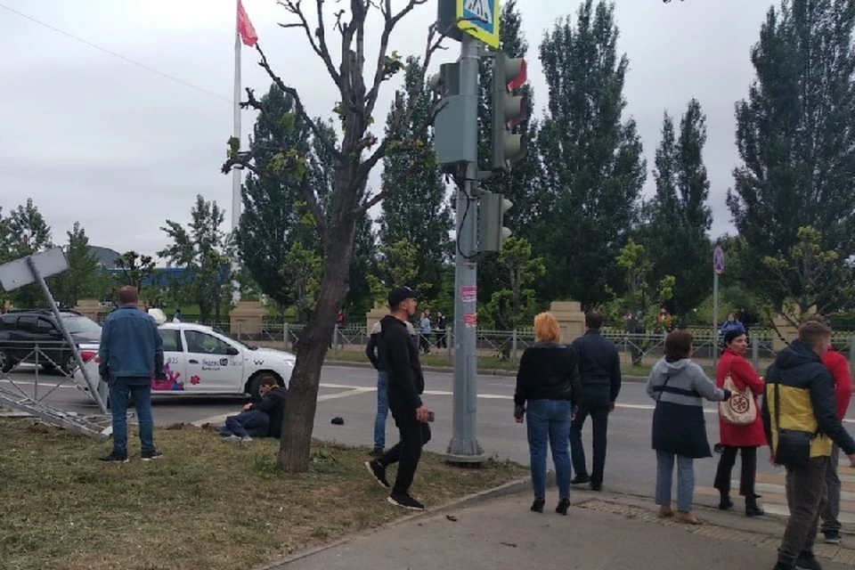 Место происшествия.