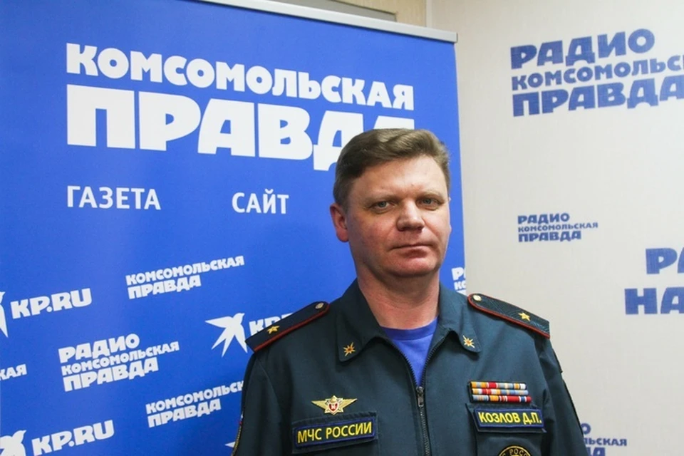 Дмитрий Козлов в студии радио "Комсомольская правда в Севастополе"