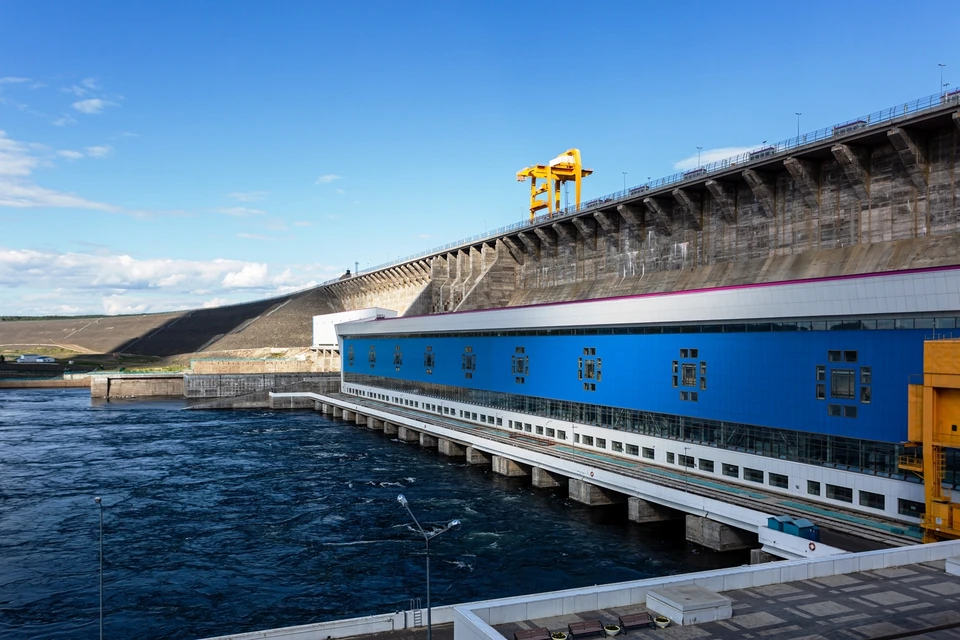 Богучанская ГЭС, май 2021 года. Фото предоставлено компанией