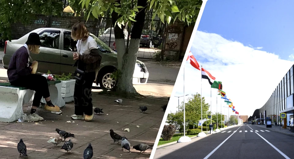 В Питере -форум, а в Твери - батоны на ногах. Фото: ПТО; VK/tverlife