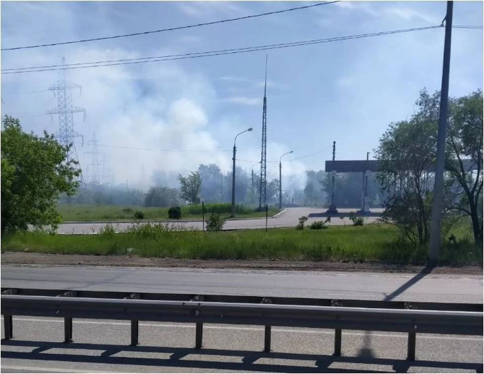 В Челябинске природные пожары. Фото: читатель КП