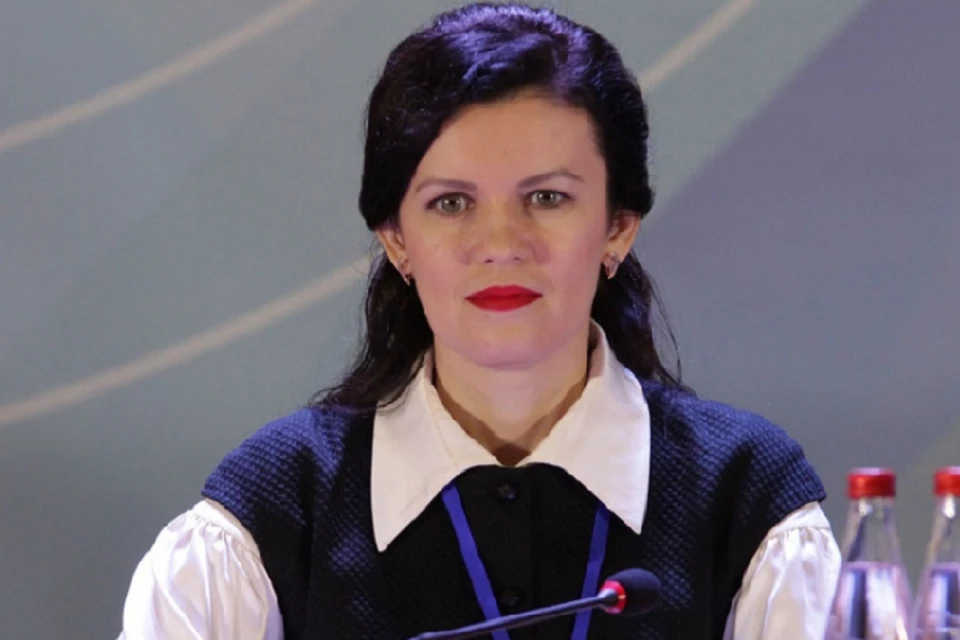 Представитель Донецкой Народной Республики в подгруппе по политическим вопросам Наталья Михайлова. Фото: ЛИЦ