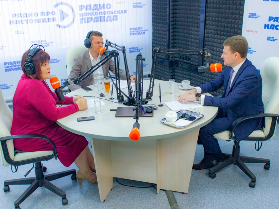 Алексей Чекунков в прямом эфире радио "КП"